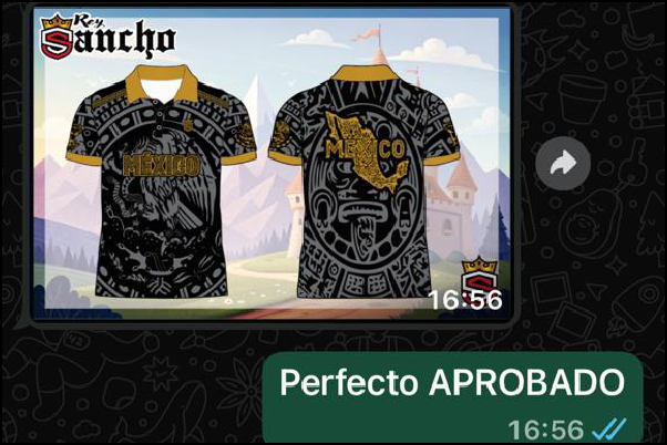 Chat con palabra APROBADO